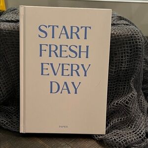 Cream Notebook - Start Fresh Every Day